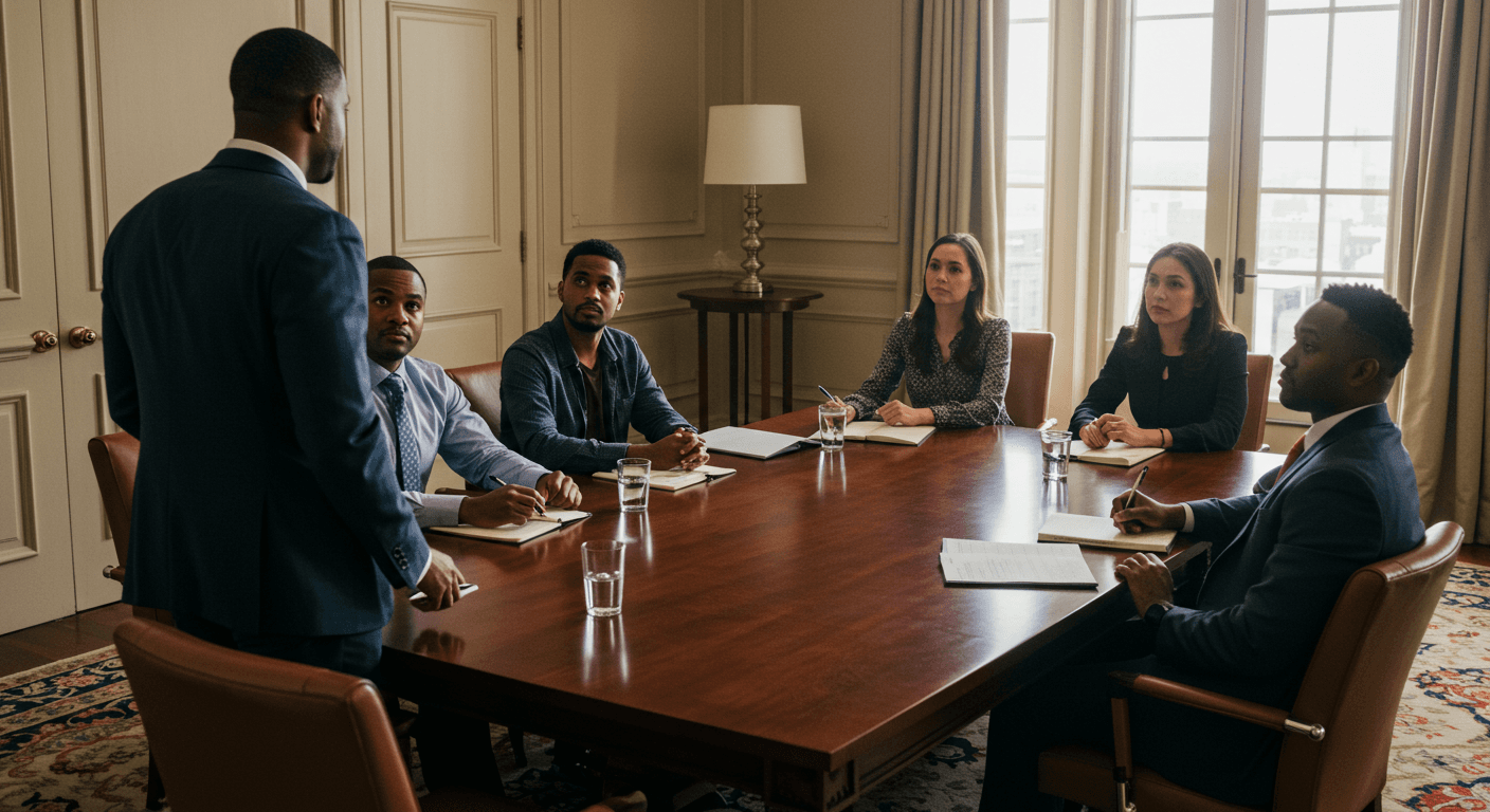 Corporate team collaboration and support